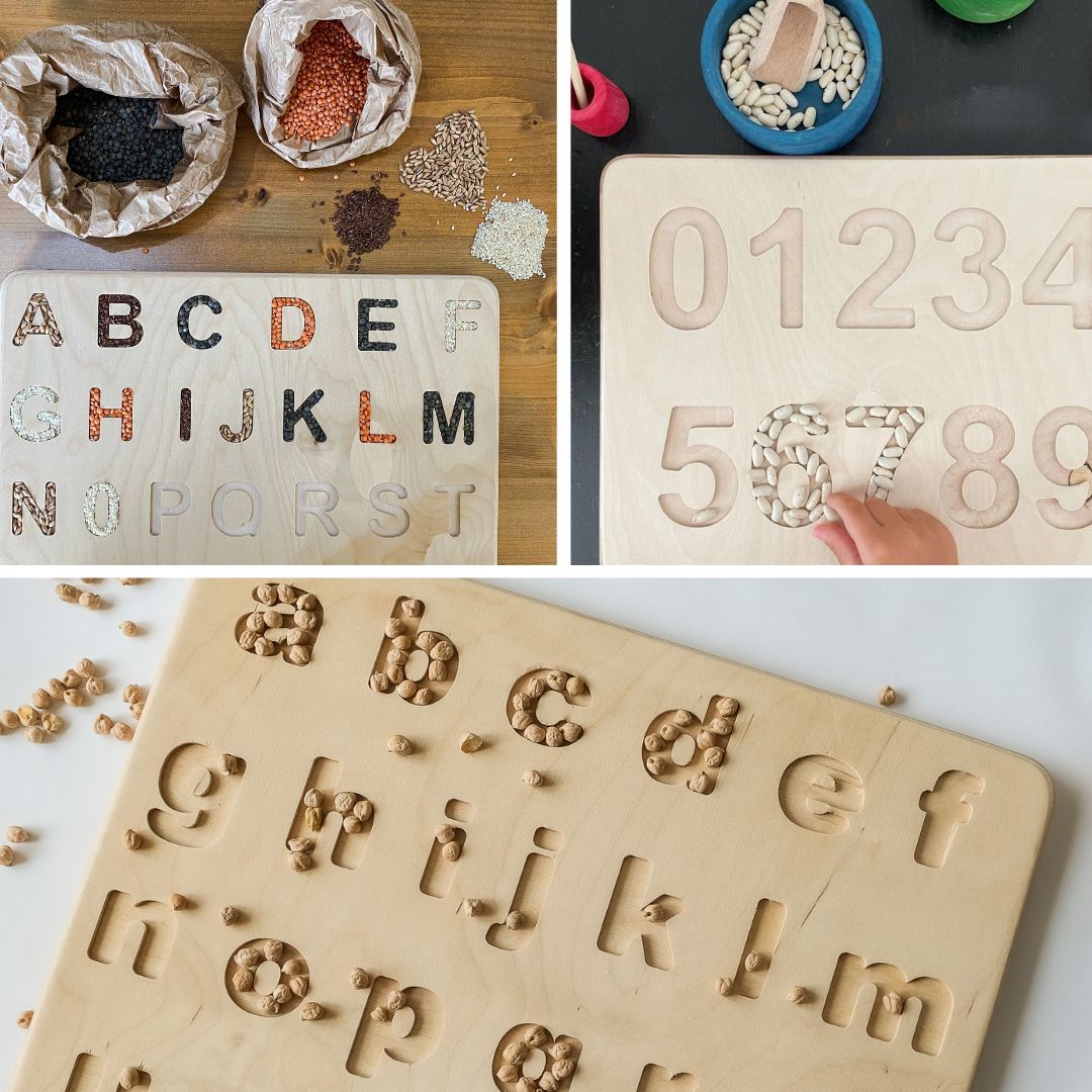 Tracing Board Alfabeto + Numeri + Alfabeto Minuscolo