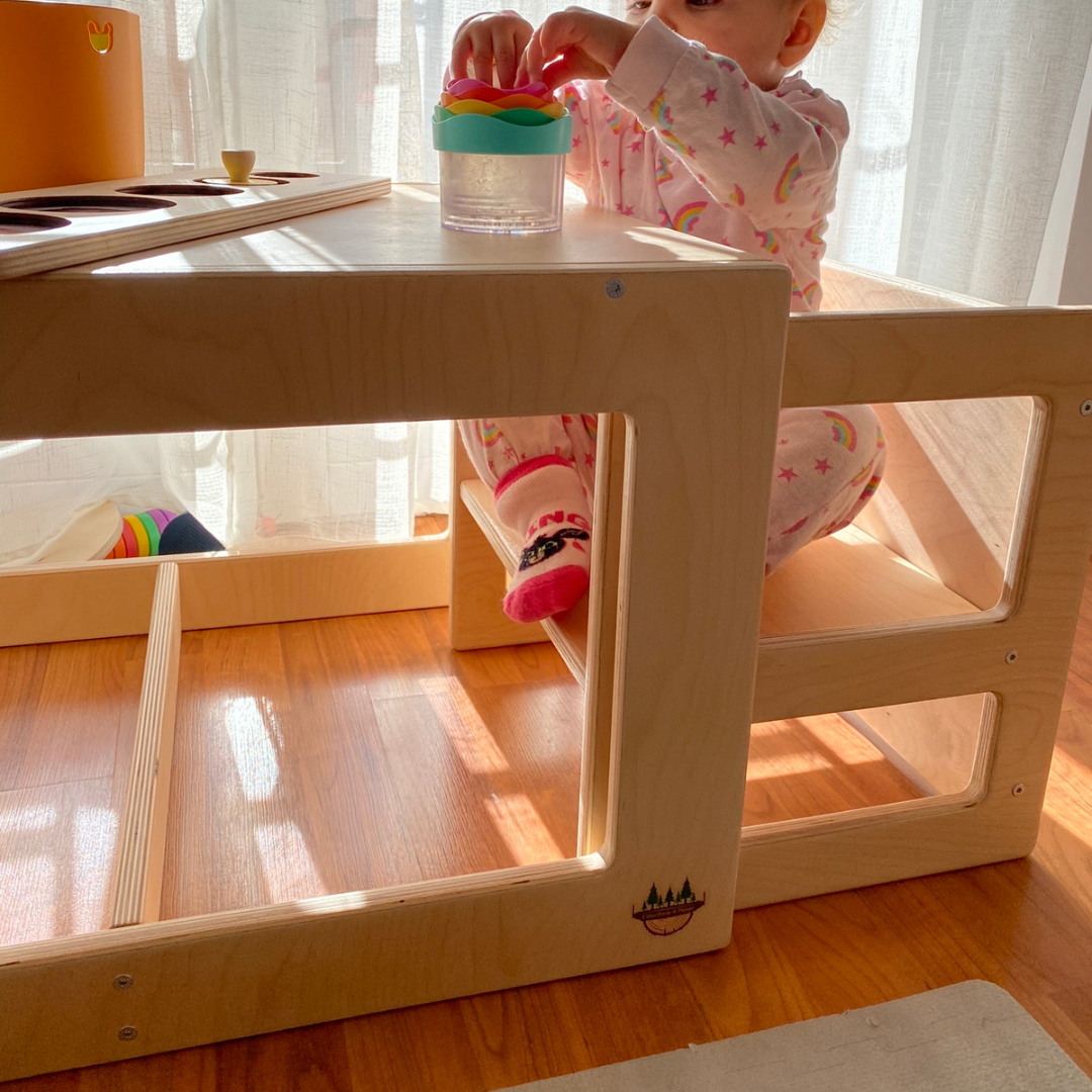 Montessori Small Table + One Chair Set