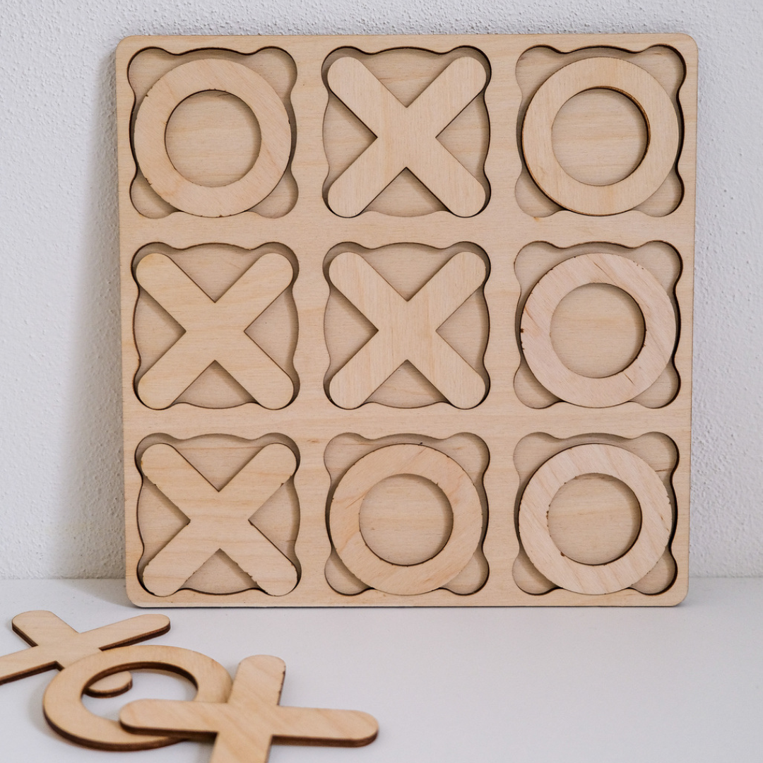 puzzle educativi montessori legno tris